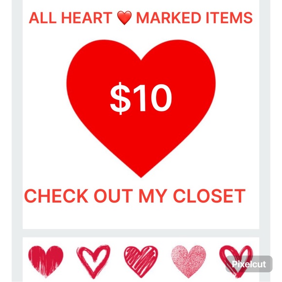 Like, bundle and save on your heart ❤️ marked items. Only $10 - Picture 2 of 2